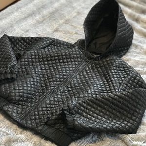 Textured Bomber Jacket